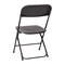 Emma and Oliver 4 Pack of Zia All-Weather, Extra Wide Contoured Plastic Folding Chairs with Metal Frame and 650 lb. Static Weight Capacity